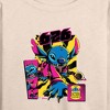 Women's - Disney - Lilo & Stitch Lightweight French Terry Wide Neck Long Sleeve Shirt - 2 of 4