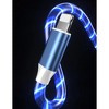 MAGIC JOHN 2.4A RGB LED Light Durable USB Cable for IPhone IOS Lighting 3FT - 3 of 4