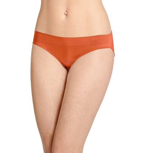 Jockey Womens Modern Micro Bikini Underwear Bikini Briefs Nylon 9 Orange  Sunset : Target
