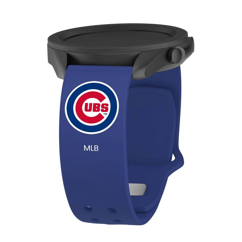 MLB Chicago Cubs Samsung Watch Compatible Silicone Sports Band , 1 of 4