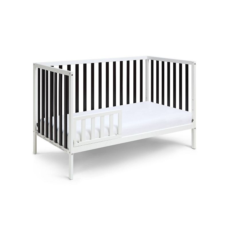Baby Cache Deux Remi 3-in-1 Convertible Island Crib - White/Black, 5 of 9
