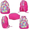 Flower Petal Burst Reinforced and Water Resistant Padded Laptop School Backpack - 2 of 3