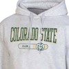 NCAA Colorado State Rams Gray Fleece Hooded Sweatshirt - 3 of 3
