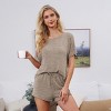 Women's Cozy Tee & Shorts Pajama Set - Cupshe - 4 of 4
