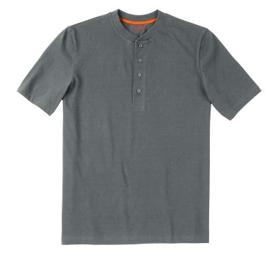Boulder Creek by KingSize Men's Big & Tall Heavyweight Short-Sleeve Henley Shirt