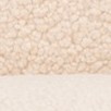 cream faux shearling/brown