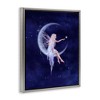 Stupell Industries Fairy & Crescent Moon Floating Frame Canvas Art - 2 of 4