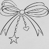 Rerun Island Women's Outline Bow Short Sleeve Graphic Cotton Retro Vintage Ranger Baby Tee - White Caviar 1X - 2 of 4