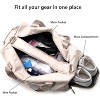 Hachikiko Gym Duffle Bag with Wet Pocket & Shoe Compartment,Lightweight 20" Sports Travel Weekender Bag,Water Resistant - 2 of 4