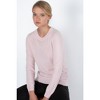 JENNIE LIU Women's 100% Pure Cashmere Long Sleeve Crew Neck Pullover Sweater - 3 of 4