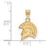 Black Bow Jewelry 10k Yellow Gold San Jose State Spartans NCAA Small Pendant - 2 of 3