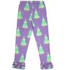 RuffleButts Girls Ruffle Leggings - 2 of 4