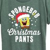 Women's - SpongeBob SquarePants - Oh Joy It's Christmas Morning Short Sleeve Graphic T-Shirt - 2 of 4