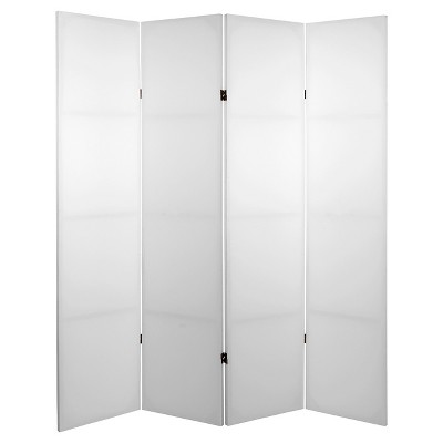 6 ft. Tall Do It Yourself Canvas Room Divider 4 Panel - Oriental Furniture