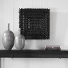 Uttermost Portside Black Wood Wall Panel – 24x24 Inches, Satin Finish, Modern Beech and Fir Coastal Accent - 2 of 4