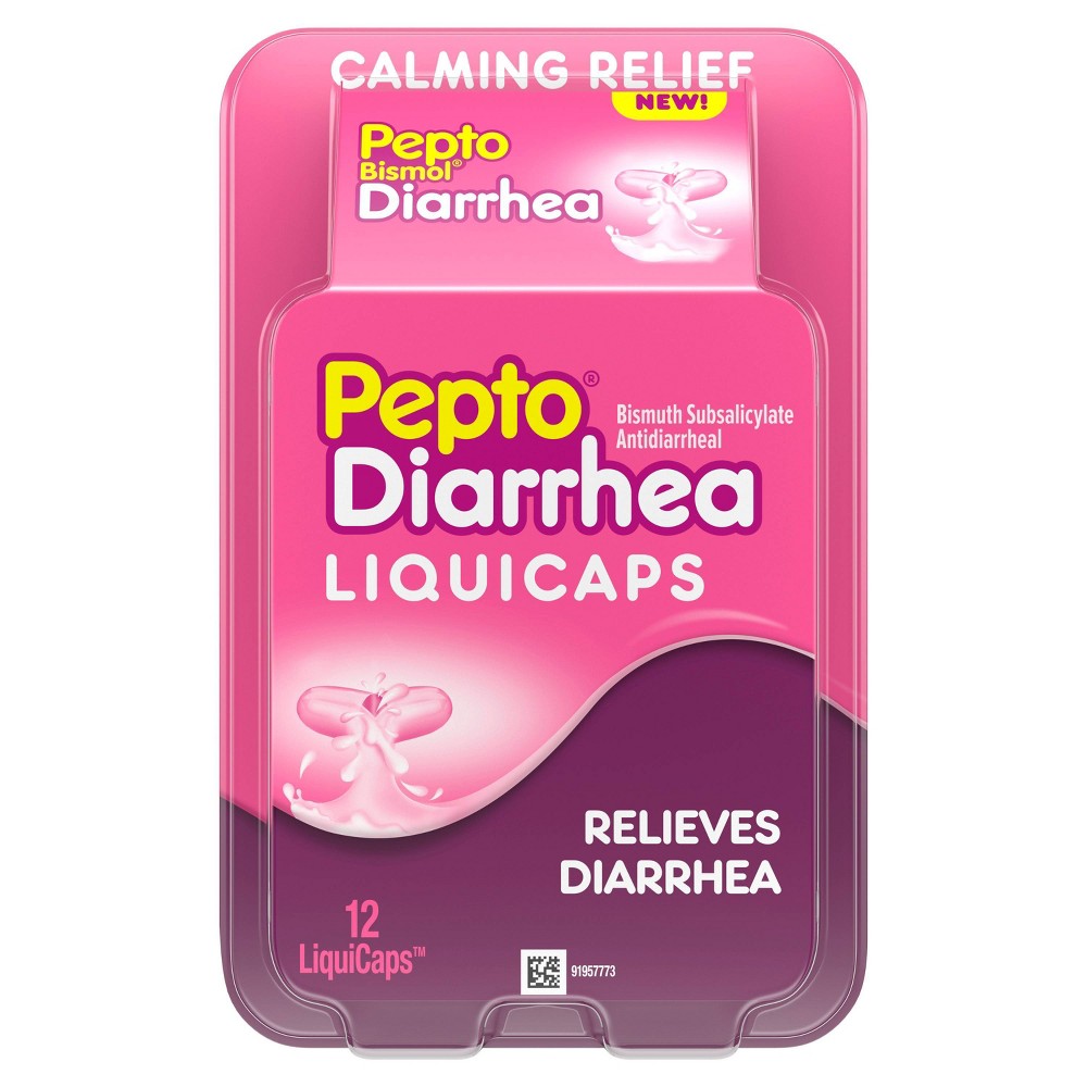 UPC 301490001691 product image for Pepto Diarrhea Antidiarrheal Liquicaps - 12ct | upcitemdb.com