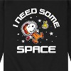 Men's - Peanuts - Snoopy First Beagle In Space Rocket 1969 Graphic Fleece Sweatshirt - 2 of 4