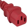 SANOXY 6ft 14 AWG 15A 250V Power Cord (IEC320 C20 to IEC320 C13), Red - 2 of 3