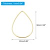 Unique Bargains Copper DIY Jewelry Making Wide Usage Easy to Use Beading Hoop Earrings 60Pcs - 2 of 4