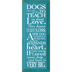 Slickblue Pet Loss Wall Decor – Sentimental Dog Quote Wood Sign – Rustic Home Accent for Dog Owners 7x18, Color Options - 1 of 3