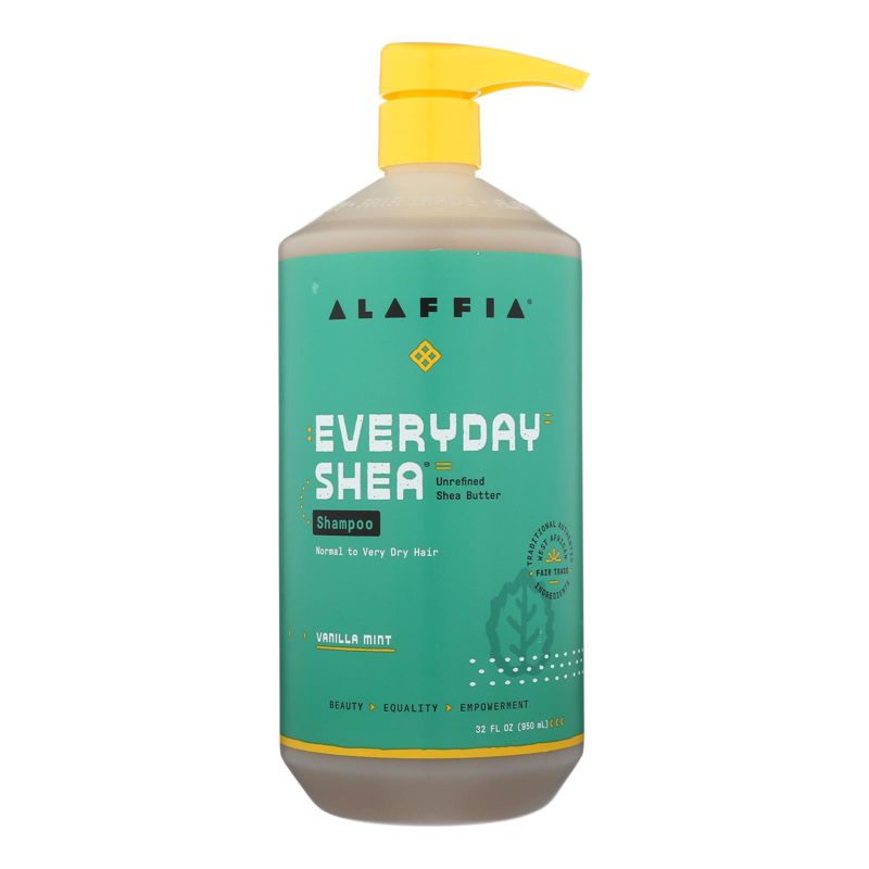 Alaffia Everyday Shea Shampoo Vanilla Mint - 32 oz, 1 of 7