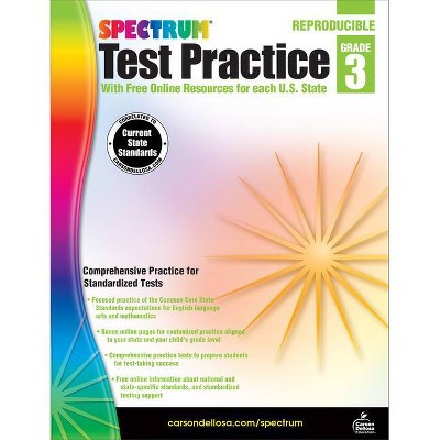 Spectrum Test Practice, Grade 3 - (Paperback)