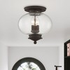Livex Lighting Harbor 3 - Light Flush Mount in  Bronze - 4 of 4