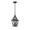 YUHAO Outdoor Gazebo and Porch Anti-Rust Waterproof Outdoor Ceiling Light Modern  Black(1 PACK) - 3 of 4