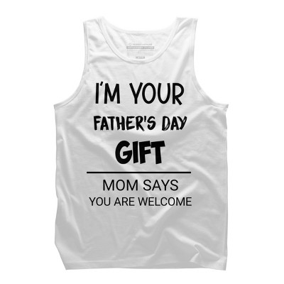 Men's Design By Humans I'm Your Father's Day Gift Black Text By sukhendu12 Tank Top