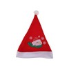 Unique Bargains Christmas Hat Polyester Red 10.24"x15.35" 1 Pc - 4 of 4