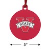Valdosta Primary Logo Aluminum Holiday Christmas Tree Ornament - 3 of 4