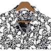 LA LEELA Men's Halloween Costumes Hawaiian Shirts Short Sleeve Button Down Shirt Mens Beach Casual Tropical Shirts for Men - 3 of 4