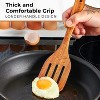 Attop Wooden Spatula for Cooking, Teak Spatulas for Kitchen Use Wooden Cooking Utensils Set of 4 - 2 of 4