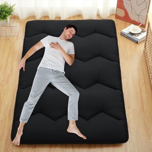 Japanese Futon Mattress for Adults Kids, Twin Size Floor Mattress, Roll Up Sleeping Mattress, Futon Bed for Camping Trips Guest Room - 1 of 4