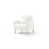 NicBex Couches for Living Room 2 Seater Loveseat Sofa Couch Modern Velvet Upholstered Sofa With Pillows and Metal Legs for Bedroom,  Apartment - 2 of 4
