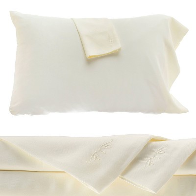 Ivory Organic Bamboo Deep Pocket King Sheet Set