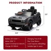 12V Ride on Car, Licensed Dodge Challenger Kids' Electric Car, Battery Powered Electric Vehicle with Remote Control - 2 of 4