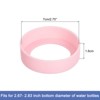 Unique Bargains Silicone Protective Water Bottle Bottom Boot for 70mm 4 Pcs - 2 of 4