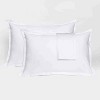White Pillow and Pillow Protector Set with SILVERbac Technology by Martex Clean Essentials - 3 of 4