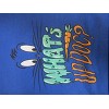 Looney Tunes Bugs Bunny Eyes What's Up Doc? Youth Boys Royal Blue Hoodie - image 2 of 2