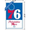 Trends International NBA Philadelphia 76ers - Logo 21 Framed Wall Poster Prints - 3 of 4