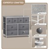 Sorbus 8 Drawers Chest Dresser with Knob Handle - Great for Household Storage and Organization - 3 of 4
