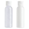 24 Pack Plastic Empty 2oz Travel Bottles with Flip Cap, Refillable Containers for Toiletries, Lotion, Liquid