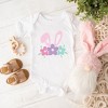 The Juniper Shop Bunny Ears With Flowers Baby Bodysuit - 2 of 2