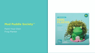 Mud Puddle Society 9pc Frog Planter Garden Art Kit : Target