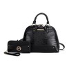 MKF Collection Nora Luxury Croco-Embossed Satchel Bag and Wallet Set by Mia K - 2 of 4