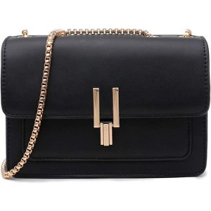 Attop Beige Color-Block Crossbody Bags for Women Leather Cross Body Purses Cute Designer Handbags Shoulder Bag Medium Size - 1 of 4