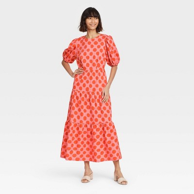 The Pretty Dress Company Hourglass Polka Dot Swing Dress