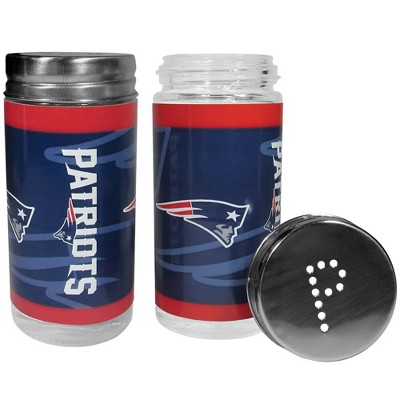 NFL Glass Salt & Pepper Shaker Set - New England Patriots