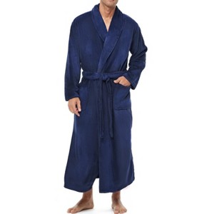 ADR Men's Ultra Plush Fleece Robe, Big and Tall Bathrobe - 1 of 3